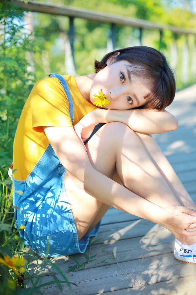 初恋脸!韩玖诺小清新写真甜若午后阳光