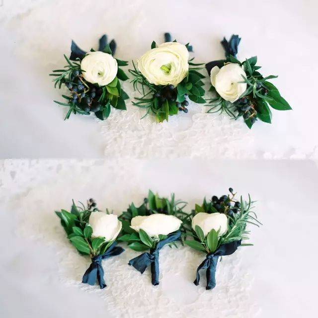 婚礼胸花diy,美到极致