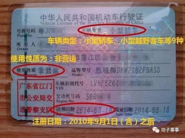 行驶证上一个数字,导致轿车不能年审,罚款200,很多坊子人都中招了!