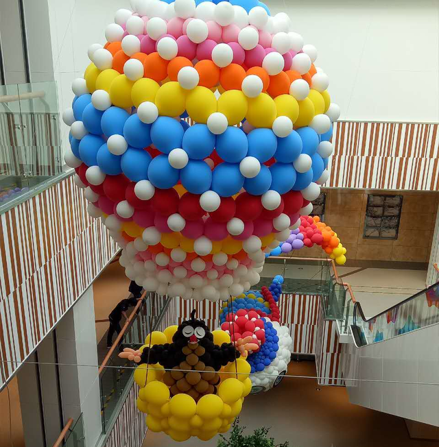 气球艺术造型布置优点气球可以如此的美