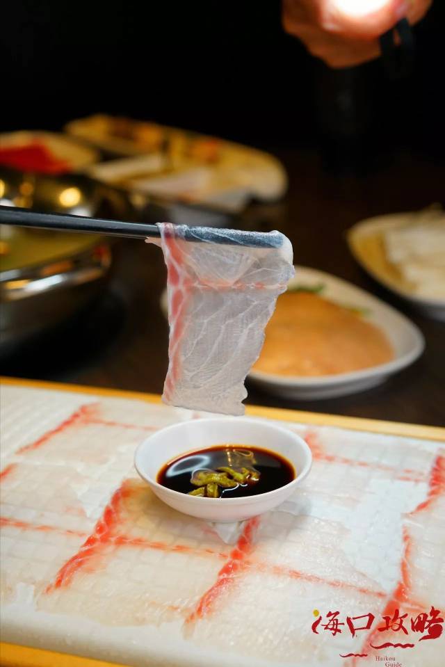 天外鲜斑鱼庄斑鱼刺身3.