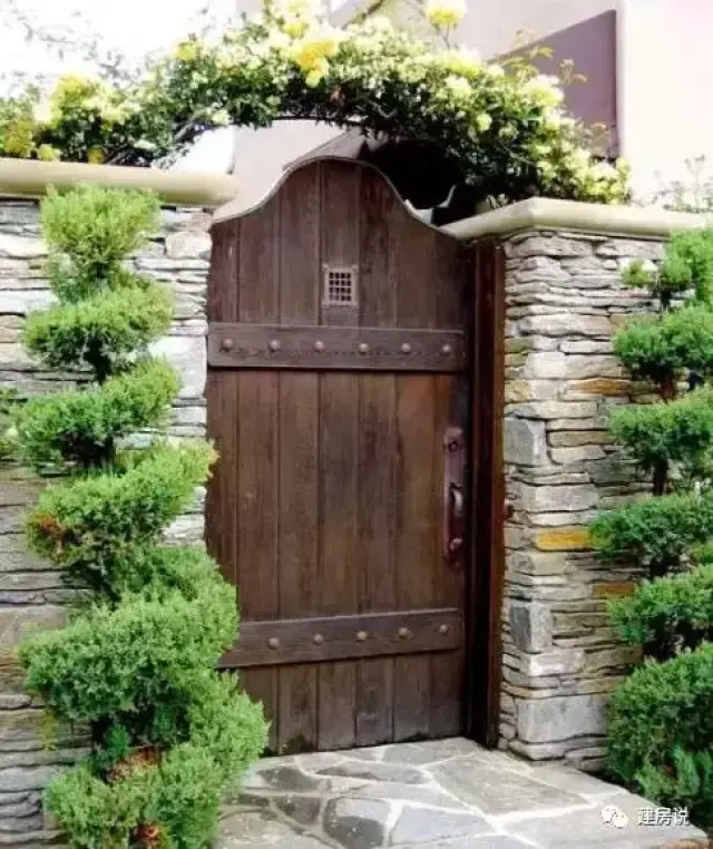 说庭院 | 各式各样的80款庭院门,每一款都如此诗意(收藏)