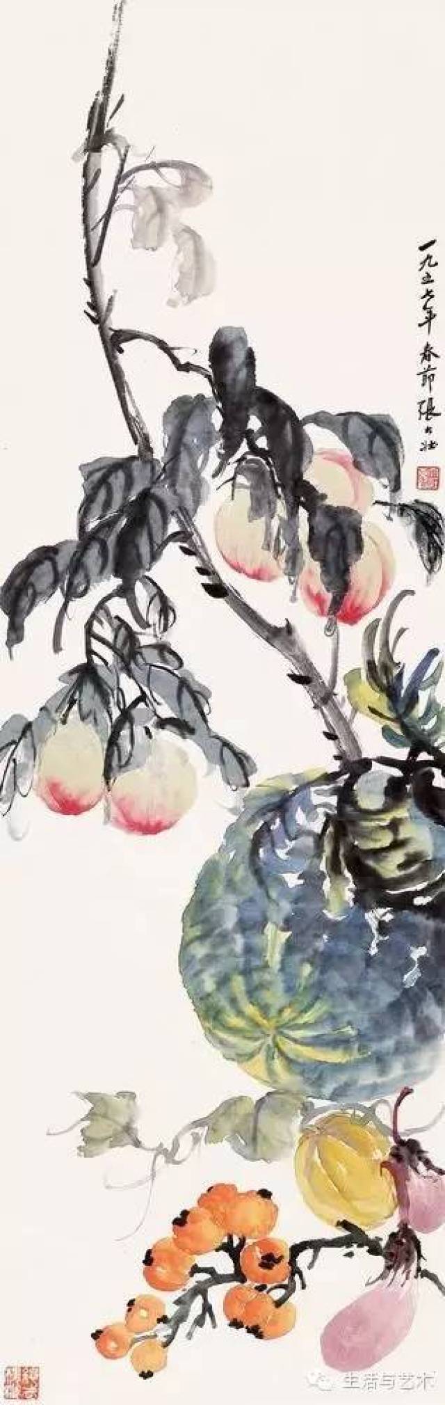历代名家画桃,美翻了!