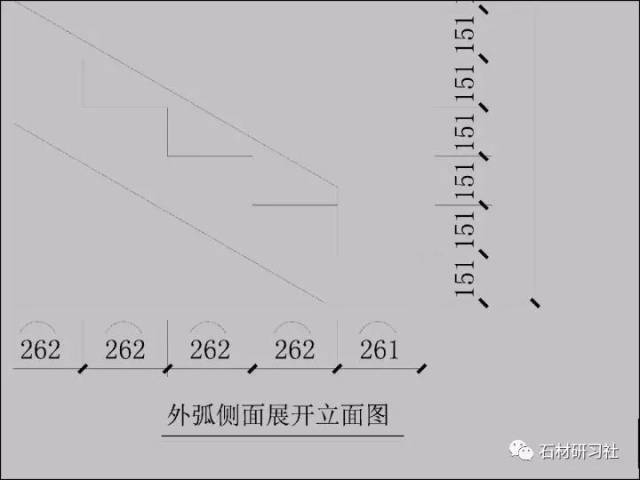 旋轉樓梯十字座標測量方法