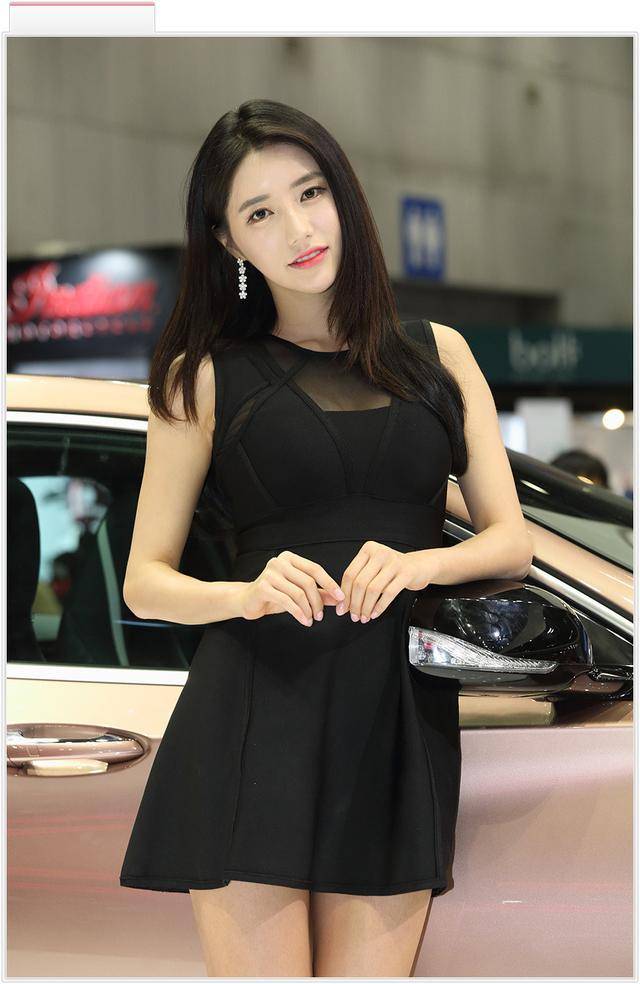 韩国超级车模黑色图片