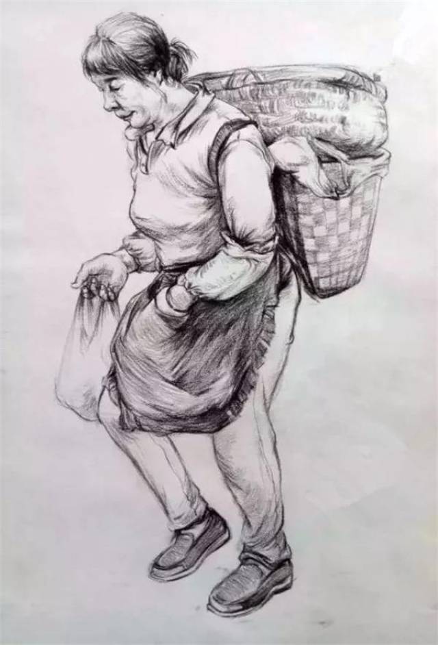 【讲解】如何在速写画面中灵活运用明暗调子关系和物象的固有色?