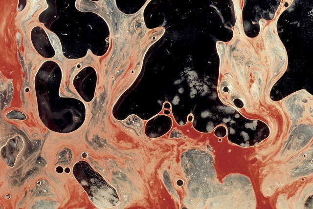 精与血之三(semen and blood iii )"体液"系列(bodily fluids) 1990