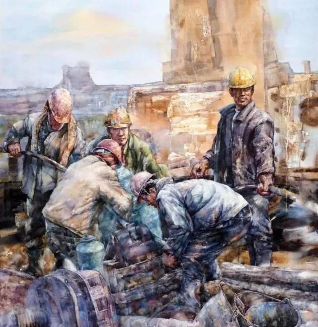 苟繁诗作品工地