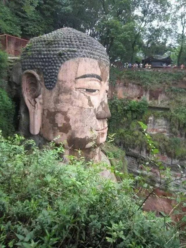 解密乐山大佛头部秘密