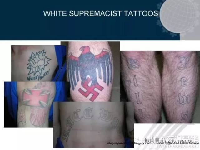 这代表新纳粹主义光头党,黑帮 其他各种白人至上主义纹身