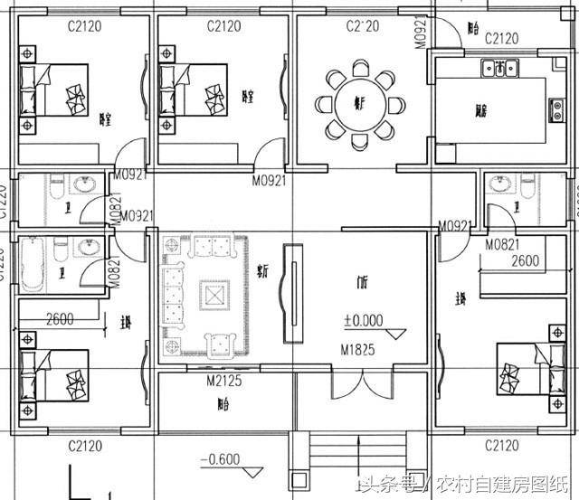 16米乘12米房屋设计图图片