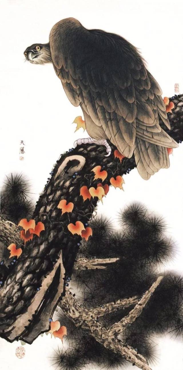 军旅画家王天胜工笔重彩画欣赏60幅