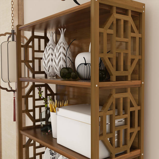 中式古风书架,别有一番韵味,这才是纯粹的中国风