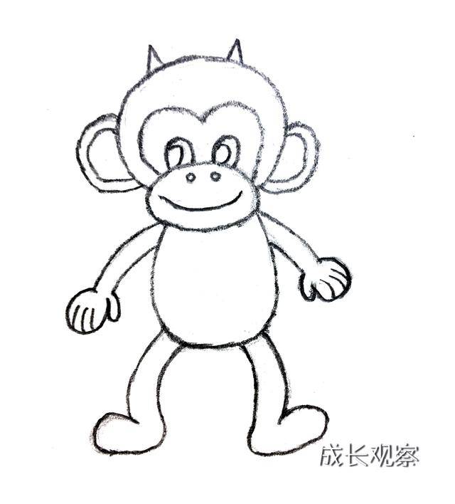 《熊出没》之毛毛简笔画来了,爸妈再也不用发愁幼儿园让画猴子了