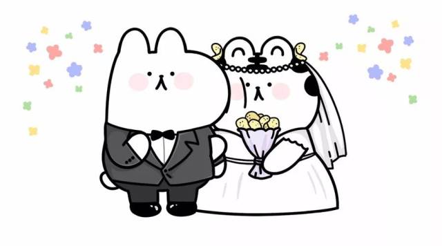 汪啊虎虎穿婚纱惹