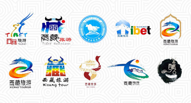 获奖作品 十款五花八门西藏旅游logo,那款是你的菜