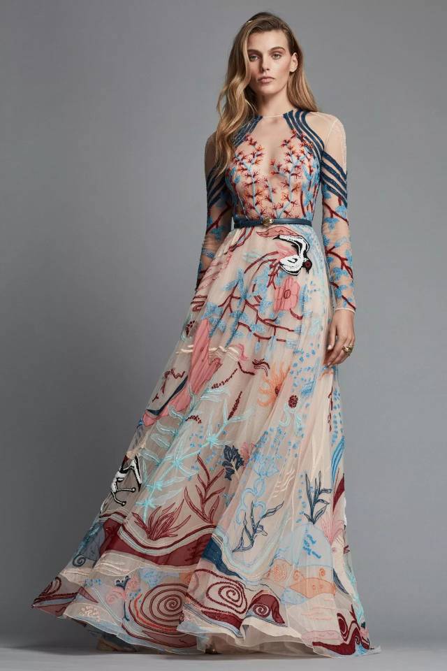典雅奢华的巴洛克宫廷风格 | 服装品牌zuhair-murad2018春夏系列