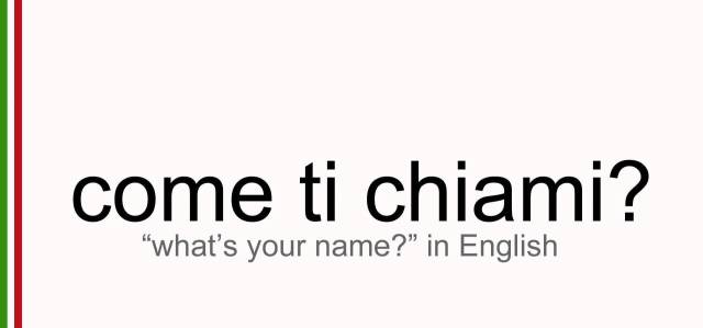 意大利语歌曲:Ciao Pà 你好爸爸