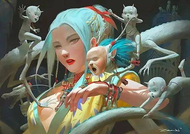 创意| 诱惑又诡异的插画,融合了中国,泰国,马来西亚的"志怪文化"