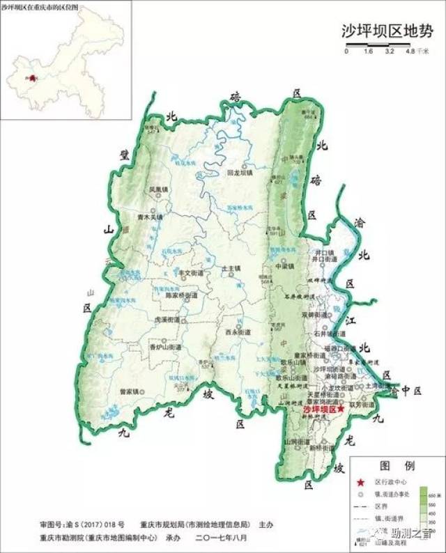 重庆沙坪坝区详细地图图片
