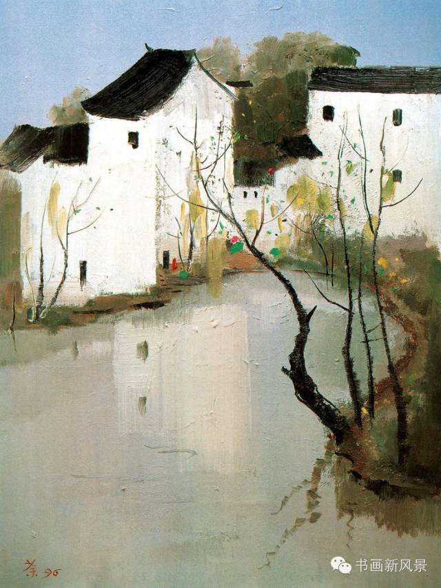 吴冠中的油画原来这么美！_搜狐网