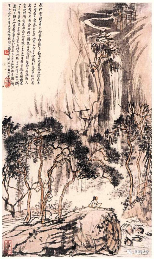 蔵出し 李可染 中国 山水絵 60年代文化大革命時代中没収一級画師名家 作品封箱 蔵出し 李可染 中国 山水絵 60年代文化大革命時代中没収一級画師