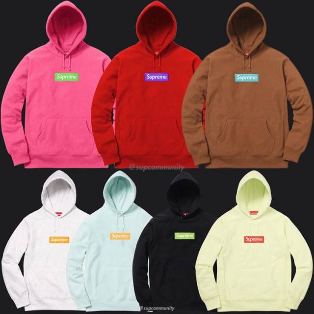 Supreme 大批Logo Hoodie 来袭！你能拒绝得了经典吗？_手机搜狐网