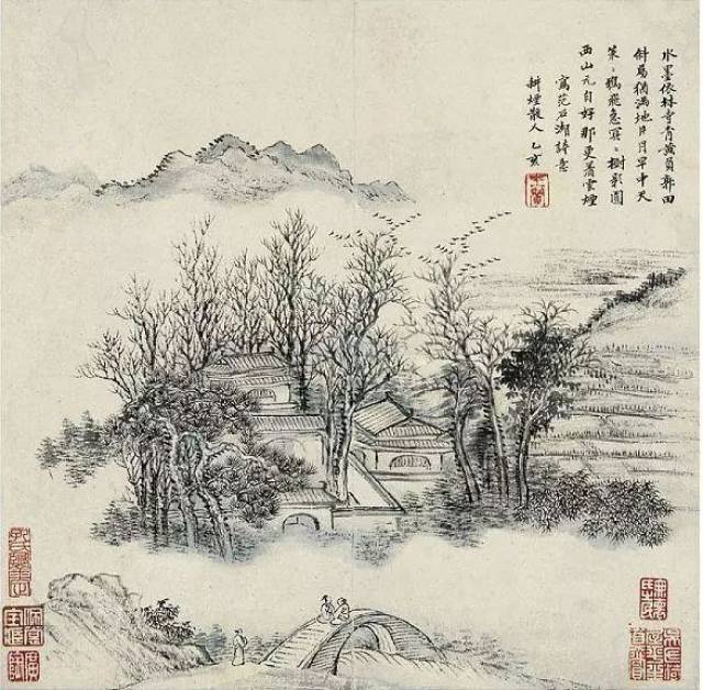 王翬(1632-1717),字石谷,號象文,一號臞樵,烏目山人,耕煙散人,耕煙外