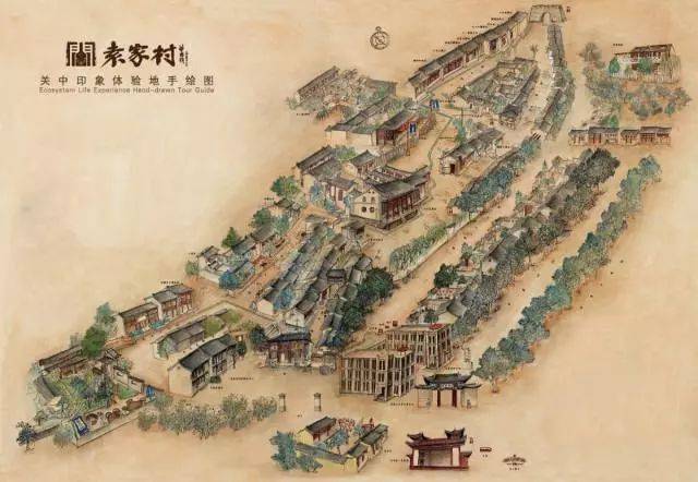 乡村旅游规划设计关中第一村陕西袁家村