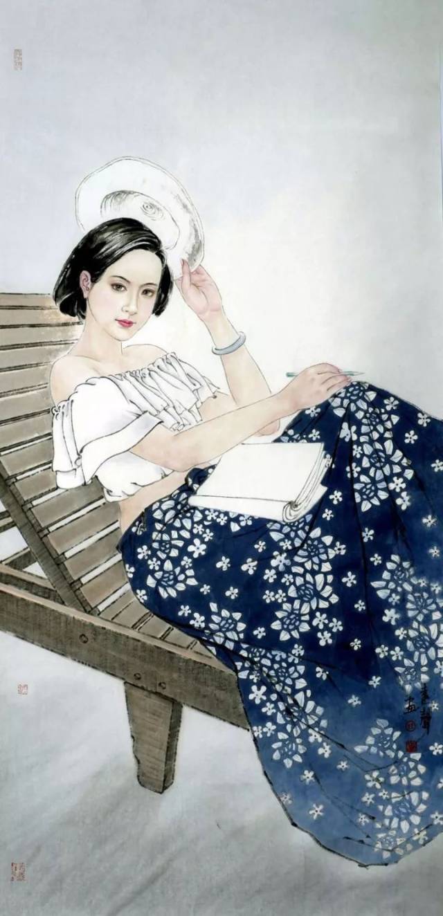 王远声|现代女性题材作品欣赏(90幅)