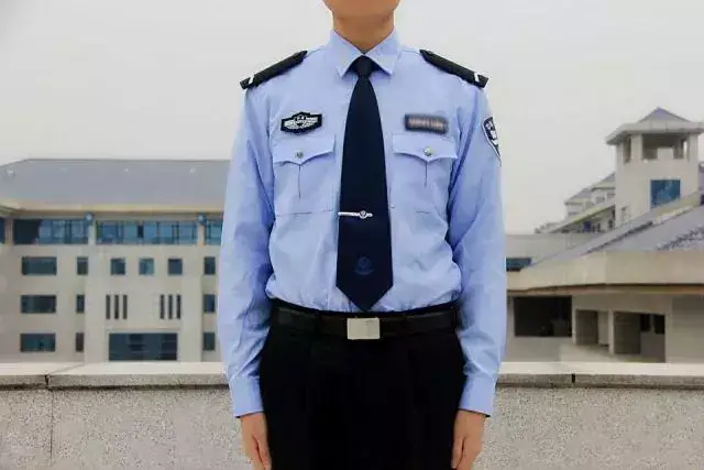 公安长袖制式衬衣图片