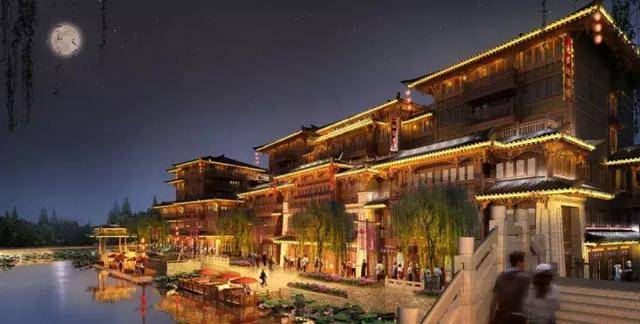 许昌曹魏古城中的魏源广场到底有多美?迷死人了