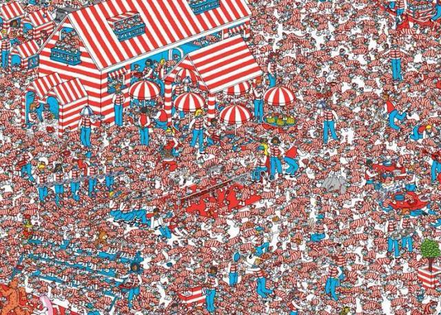 【stella教你画卡通】和你躲猫猫的红白条小人"where is wally"!