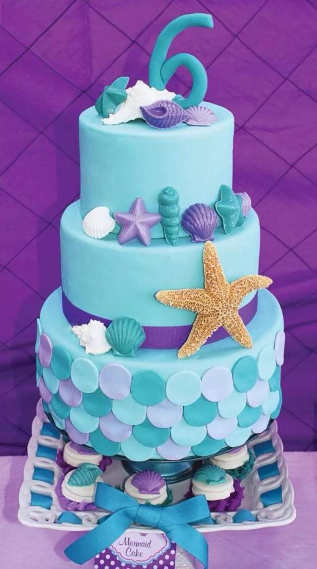 海洋之心,充满梦幻气息的海风蛋糕!