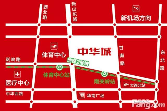 交通狀況:公交:1路,8路,518路在南關嶺站下車,萬盛購物廣場西行800米