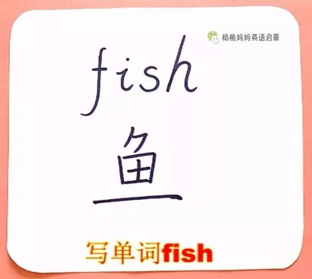 英语萌萌画 | fish鱼(小丑鱼)