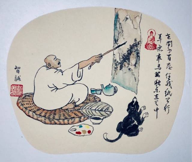 禅意小品:人生一杯清茶,无非端起放下——王辉"观自在"系列小品之四