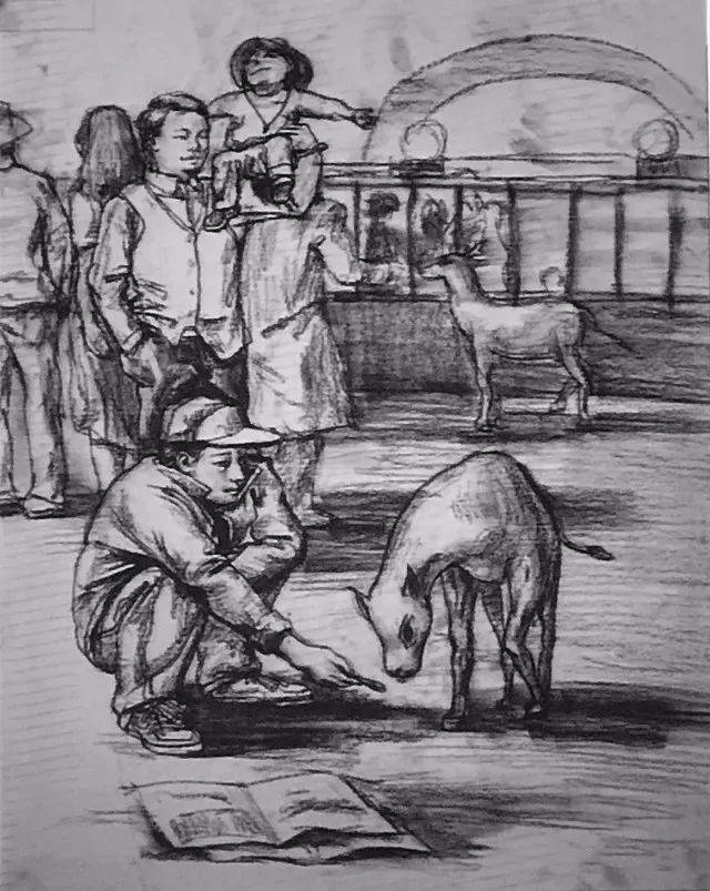 清华大学美术学院2017年设计类高分卷(速写篇)