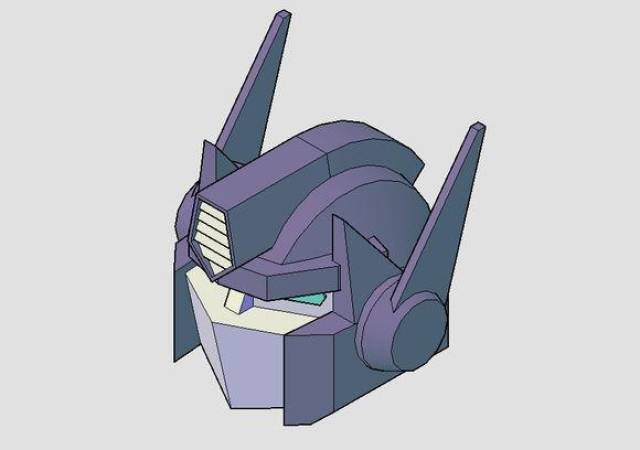 牛人用cad绘制出了擎天柱,简直不要太厉害