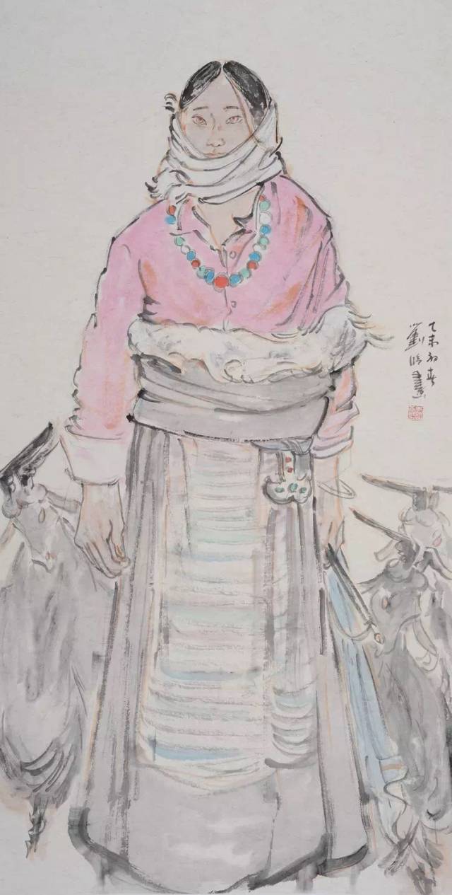 刘临的中国人物画"致虚极,守静笃",关注生命精神的境界,小中见大,气象