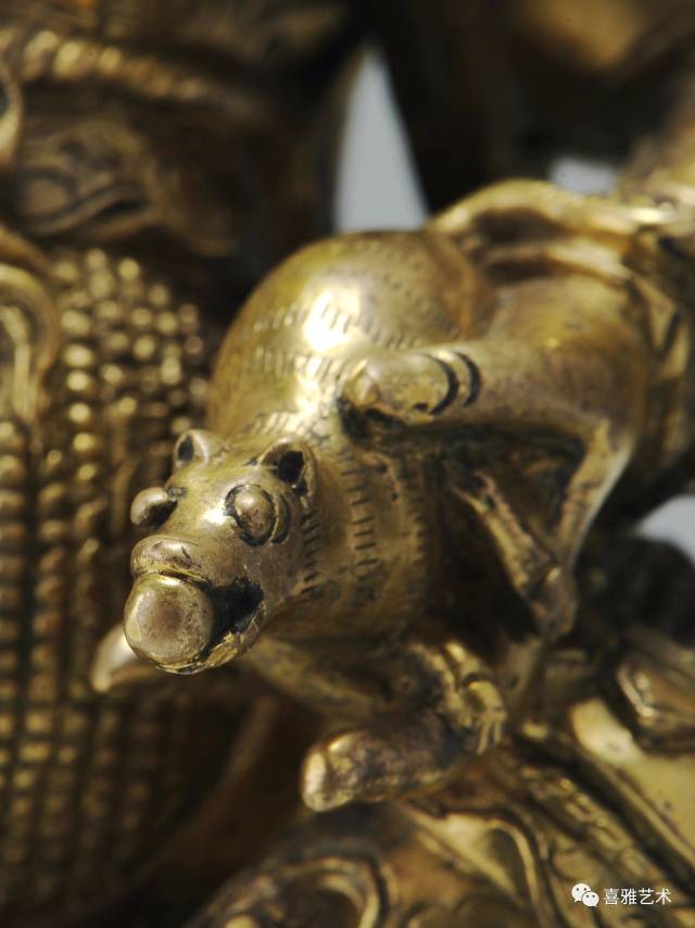 财宝天王作为满足财富需求的守护神之一,成为了藏传佛教造像收藏中的