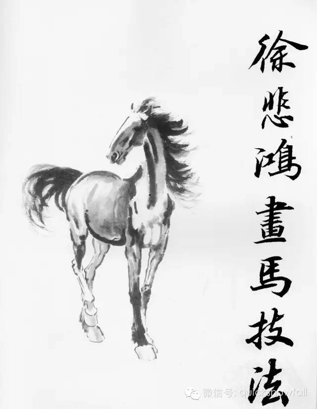 画马超级教程：徐悲鸿画马技法_搜狐网