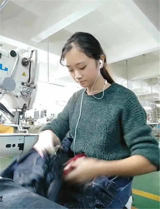 打工照片女孩图片