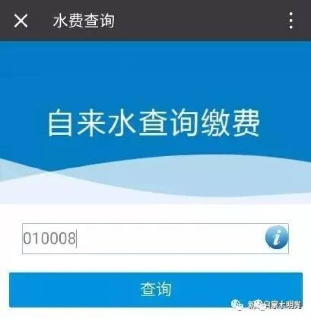 水费查询缴纳