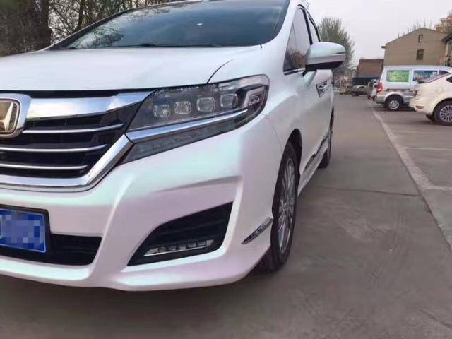 本田艾力绅曙光白改色贴膜案例 真心的曙光女神