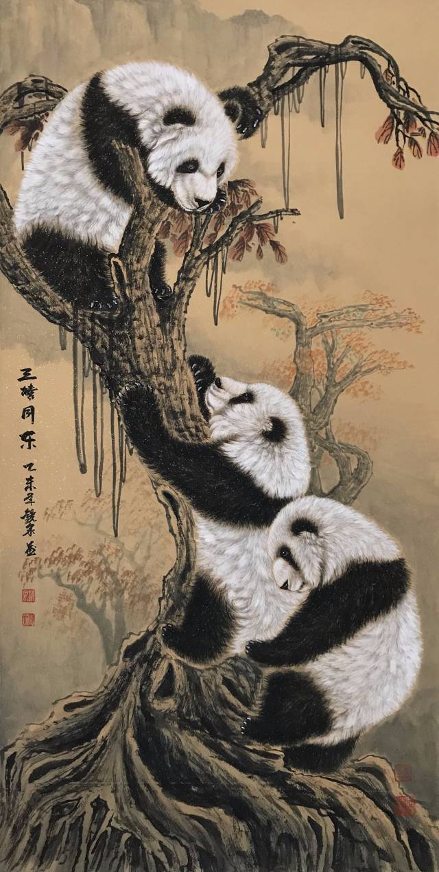 特邀艺术家刘进全携其代表性熊猫系列作品亮相香港沙田大会堂