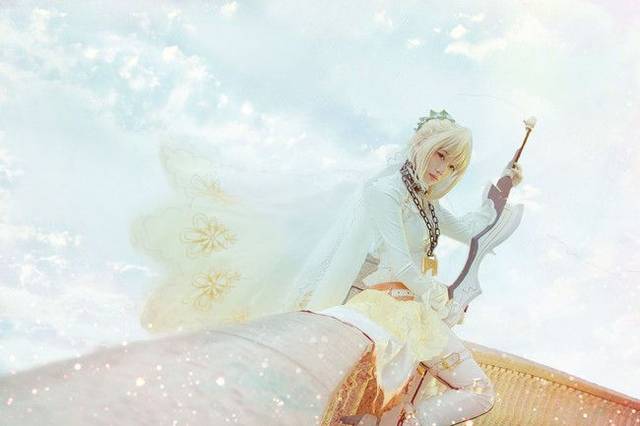 FATE尼禄唯美COS欣赏,束缚紧身衣极致动人!