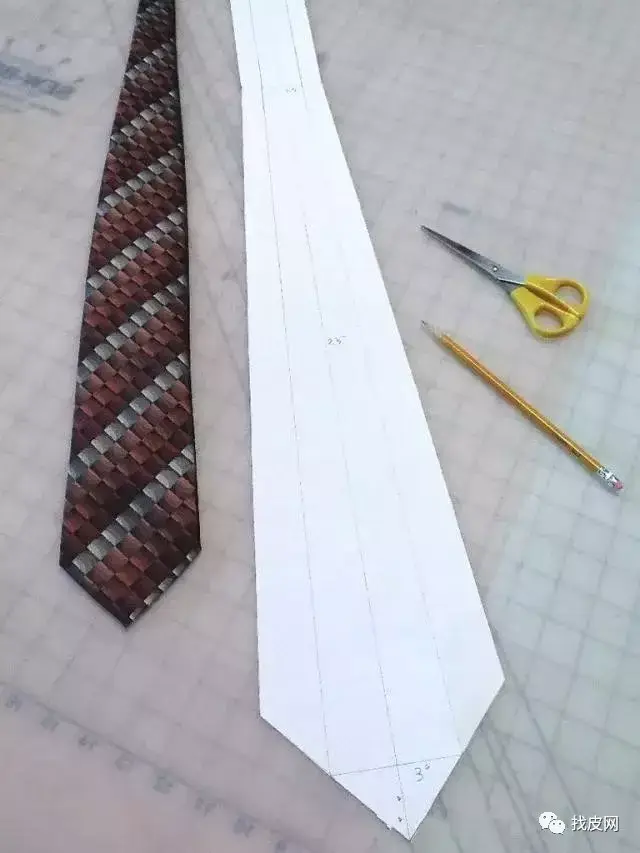 领带的制作过程图片