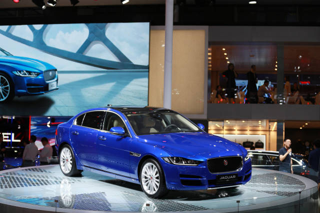 全新捷豹xel 运动轿车全球首发,2017广州车展实拍!_手机搜狐网