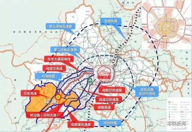 青·分享|天府新区向西扩展,天新邛快速路开建